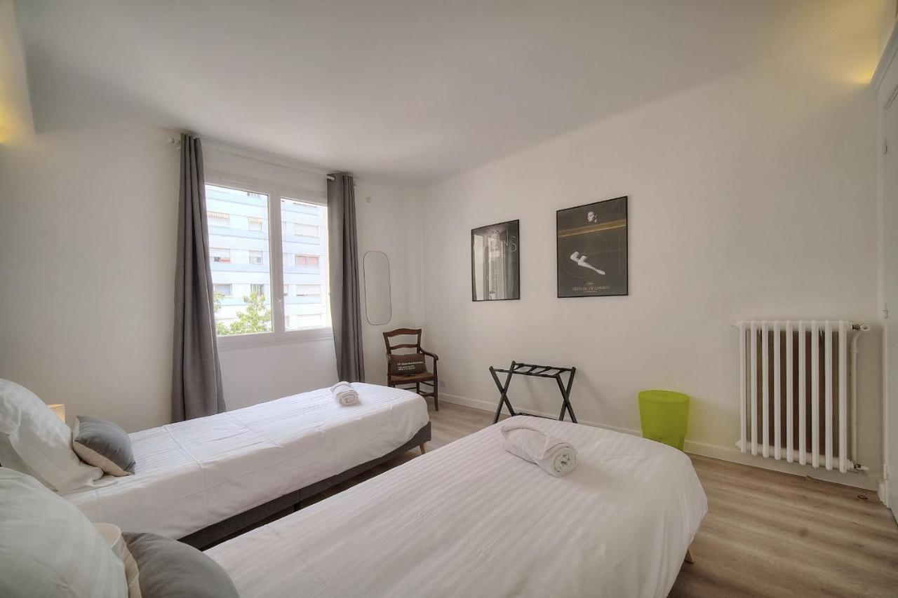 Immogroom - Spacious 3-Room Apartment - Garage - Terrace - Air Conditioning คานส์ ภายนอก รูปภาพ