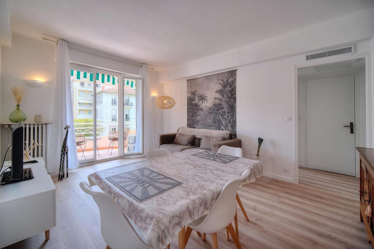 Immogroom - Spacious 3-Room Apartment - Garage - Terrace - Air Conditioning คานส์ ภายนอก รูปภาพ