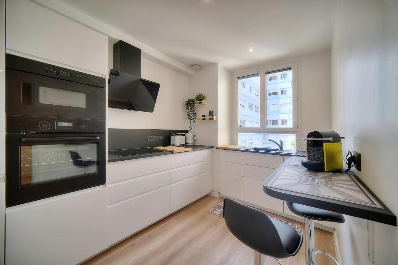Immogroom - Spacious 3-Room Apartment - Garage - Terrace - Air Conditioning คานส์ ภายนอก รูปภาพ